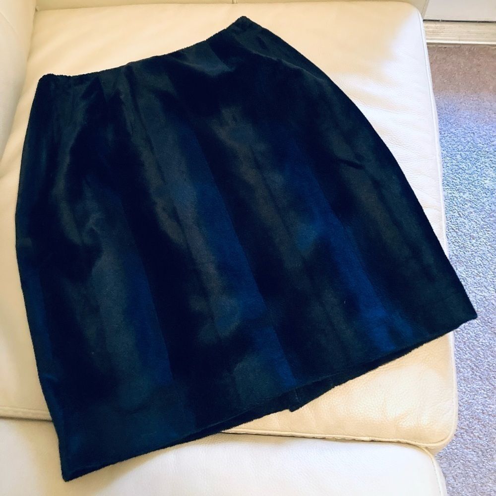 Harve Benard by Benard Holtzman Faux Fur Skirt Black Size 4